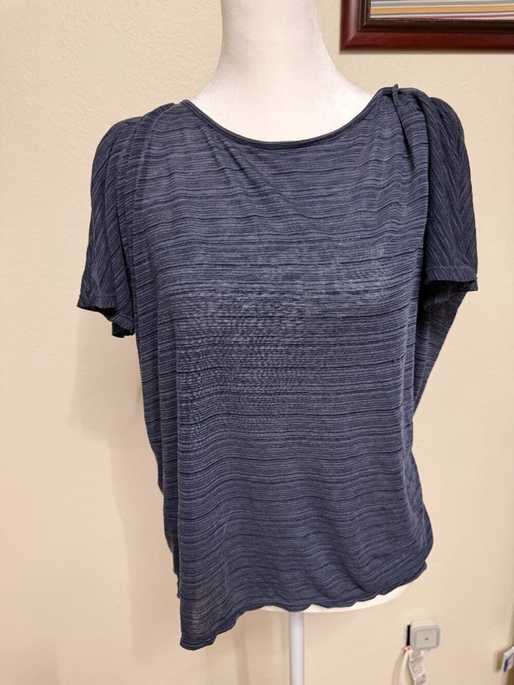 Gap women's space dye short-sleeve top